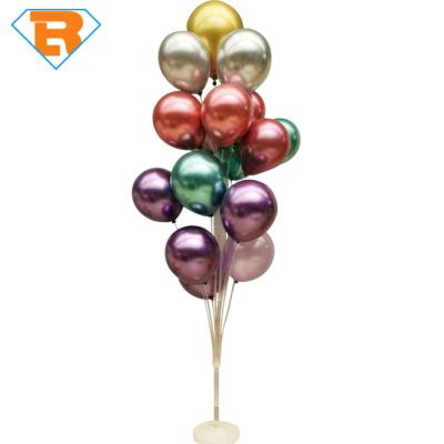 China Rose Gold Color 100% Natural Latex Birthday Chrome Balloon Party Decoration 12inch 10inch For Wedding Birthday Party Decoration for sale