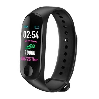 China Touch Screen Wholesale M3 Smart Wristband Watch Bands Heart Rate Pedometer Mi 3 Band for sale