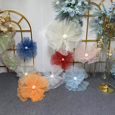 China Daily Decor Wedding Decorative Flowers Wedding Flowers To Simulate Wedding Cloth Handmade Flowers Can Be Color Customized Size for sale