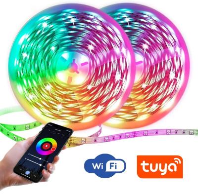 China New Residential+hotel IP65 6W/8W/10 RGB LED WiFi Control Connection Light Strip Smart Light Christmas Lights for sale