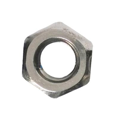 China Hastelloy C276 EN2.4819 UNS N10276 High Strength Nickel Fasteners Heavy Industry Hardware Thin Hex Nuts for sale