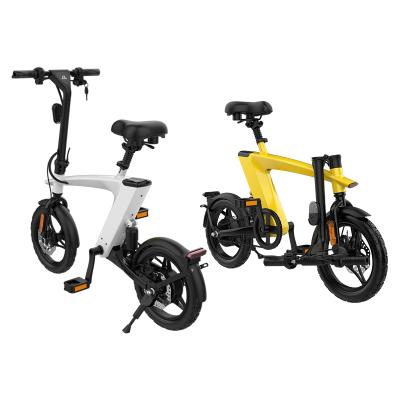 China Wholesale foldable dismountable aluminum alloy bicycle lithium battery three riding modes folding electric bicycle ebike for sale