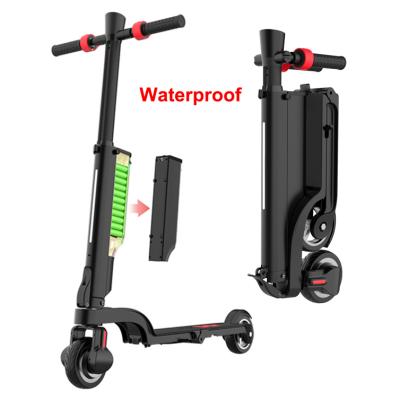 China Unisex Hot Sale X6 One Second Folding Lightweight Waterproof Cheap Electric Scooter for sale