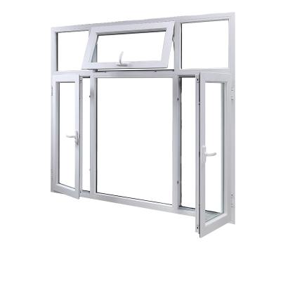 China New Design Swing WANJIA Window Casement Aluminum Powder Coated Window for sale