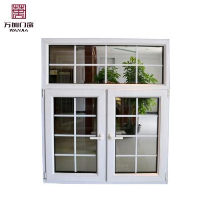 China Magnetic Double Hung Screen PVC UPVC Window Profiles Windows For China for sale