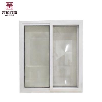 China Material Folding Sliding Windows , Double Glazed Screen UPVC PVC Window for sale