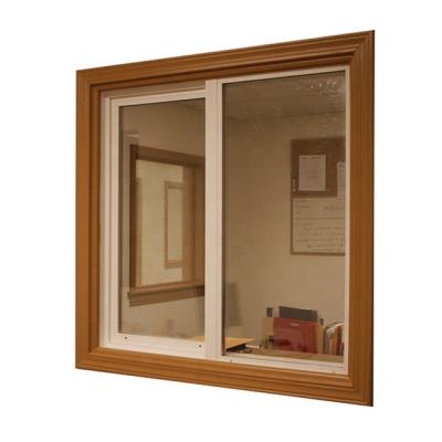 China Sliding PVC Profile Frame Sliding Window Australian Standard Double Glazed UPVC Windows for sale