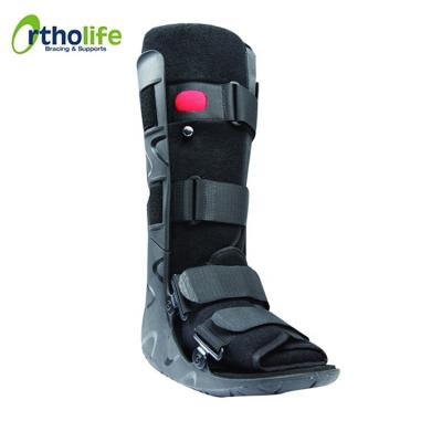 China Ankle Support and Protection OL-WK015 Integrated Orthopedic Equipment Rubber Brace Physical Therapy Outsole Ankle Fracture Air Walker Boot for sale