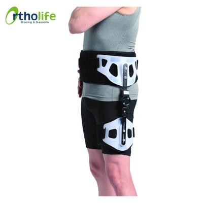 China Accolade OL-HP009 ROM Hip Leg Brace Comfortable Adjustable Leg Support for sale