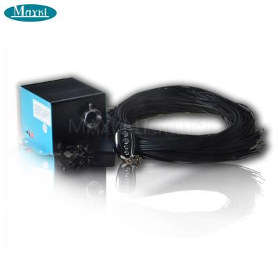 China Aluminum LED twinkle light engine and PMMA fiber for sauna fiber optic light for sale