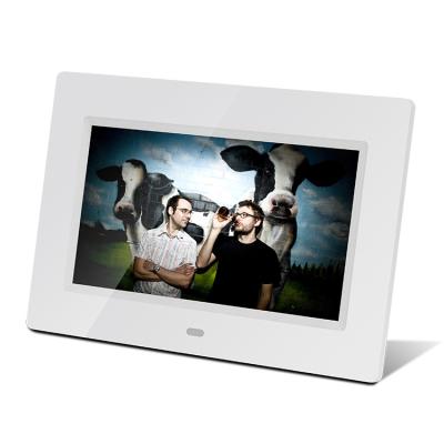 China Wifi 7 Inch WIFI Photo Frame FHD Digital Album With Clock Calendar Weather Station Function for sale