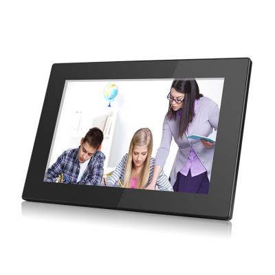 China Wifi 10.1 inch IPS 1280*800 Digital Photo Picture Frame, Support SD/MMC/MS/USB Memory Card and WIFI and Android System for sale