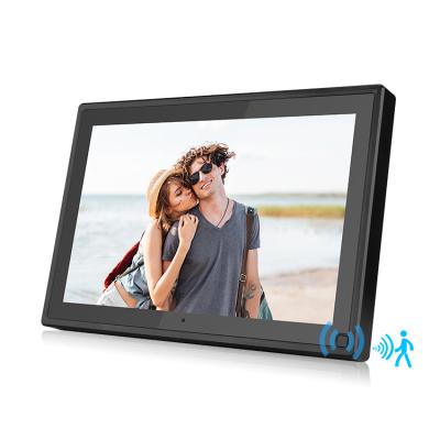 China 10 Inch Memory Clock Popular Loop Player Advertising Vertical Digital Photo Frame Widely for sale