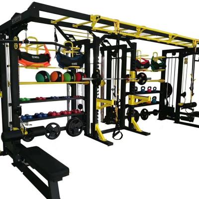 China Universal commercial set of strength training equipment combined with the home fitness multifunctional squat gantry for sale