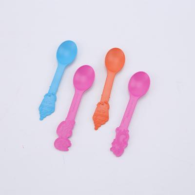 China Cartoon Disposable Biodegradable Novelty Spoon for sale