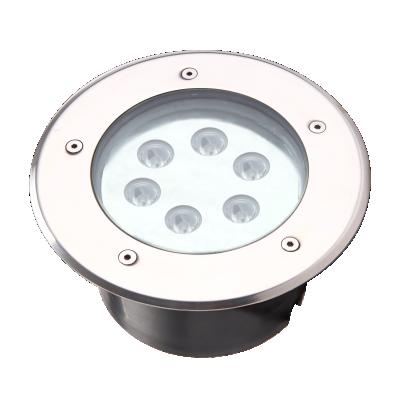 China Hotel Aluminum Alloy Body 304 Outdoor Waterproof IP66 Stainless Steel IP66 6W AC220V Led Inground Light for sale