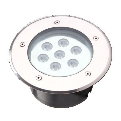 China Hotel Aluminum Alloy Body 304 Outdoor Waterproof IP66 Stainless Steel IP66 9W DC24V Led Inground Light for sale