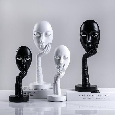 China Creative Resin Crafts Art Decor Statue Modern Sculpture Home Europe Amazon Selling Hot Nordic Abstract Figure for sale