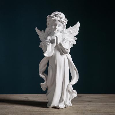 China Europe American creative girl Angel Resin Crafts factory direct sales decoration statue for sale