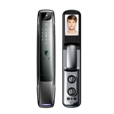 China Smart Door Lock 3D Face Recognition Home Door Security Tuya Office Apartments Hotel Door Lock With Camera for sale