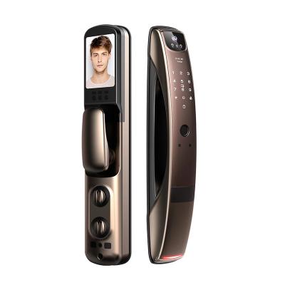 China Tuya Smart Home Full Automatic Facial Camera Door Lock 3D Face Recognition Office Apartments Hotel Tuya Locks for sale