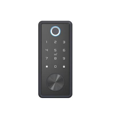 China Home Hotel Apartments Office Lock TTLock Lock Smart Keyless Password Fingerprint Door Lock Automatic Dead Bolt Door Lock for sale