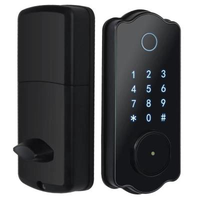 China Hotel Apartments Home Office Best Price Door Lock Fingerprint Password APP Lock Zinc Alloy Smart Lock for sale