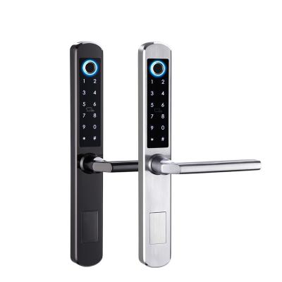 China Factory Direct Sale Simple Smart Stainless Steel Door Lock Fingerprint TTlock Password Lock for sale