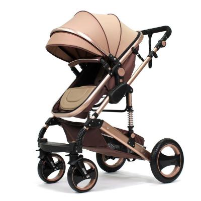 China Multifunctional Purpose Stroller Luxury Kinderwagen 3 In 1 Trolley With Car Set Baby Stroller for sale