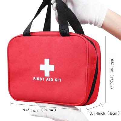 China Home Outdoor First Aid Waterproof Portable EMS PVC First Aid Kit Handbag 300D PVC For Outdoor Hiking And School Study Hefei. for sale