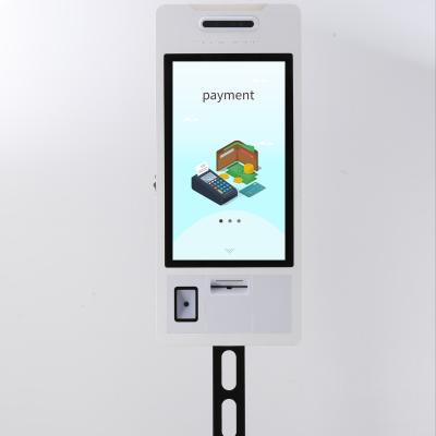 China Store & Supermarket Provides 24 Inch Restaurant Tonattended Automatic Self Service Self Service Payment Kiosk Machine Max Black Android Checkout Checkout for sale