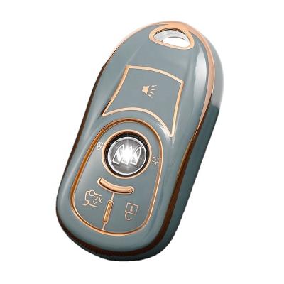 China Fit Car Key TPU Case Perfectly For Buick Luxury Smart Buttons TPU Keyless Entry Remote Key Case 2 3 4 5 Remote Key FOB Cover For Buick Verano Regal for sale