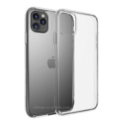 China Fashion Simplicity 2021 New Clear Tempered Glass Phone Case For iPhone11/12 Clear Tempered Glass Phone Case for sale