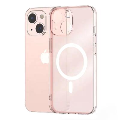 China Shockproof For IPhone Magnet Pro Max Frosted Glass Case Can Custom Color Matte Glass Case For MagSafe 12 13 for sale