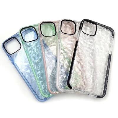 China Hot Selling 3D Crystal Cell Phone Cases Style TPU 11 XS Soft Phone Case For Iphone12 Diamond Phone Case Cover Colorful for sale