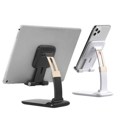 China Universal Adjustable Gravity Desktop Mobile Phone Holder Folding Stand For Desktop iPhone iPad Tablet PC Mobile Phone Holder Mount for sale