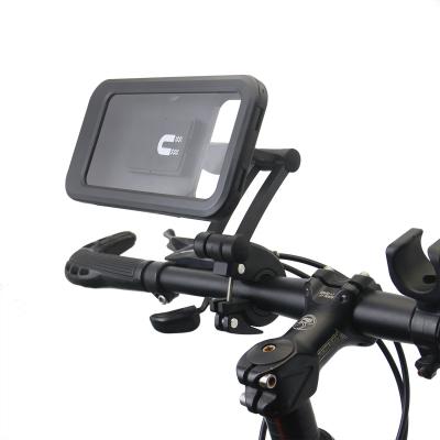 China Bestselling Adjustable Long Arms 360 Rotation Adjustable Magnetic Bike Smartphone Mobile Phone Holder Waterproof For Motorcycle for sale