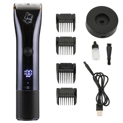 China SHINON SH2688 USB Rechargeable Cordless Electric Quiet Pets Hair Quiet Trimmers Set Dog Grooming Kits Shaver Shears Nail Clippers for sale