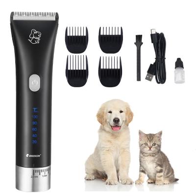 China SH2625 Low Noise Rechargeable Cordless Pet Cat Grooming Kit Quiet Safety Dog Hair Clippers for sale