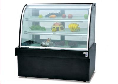 China 4~10℃ Free Standing Single Arc Cake Showcase / Commercial Undercounter Refrigerator for sale