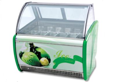 China -16~-20℃ Ice Cream Display Showcase / Commercial Refrigerator Freezer for sale