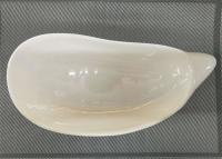 China White Melamine Dinnerware Trumpet - Shell - Shape Dish Length 25cm Weight 405g for sale