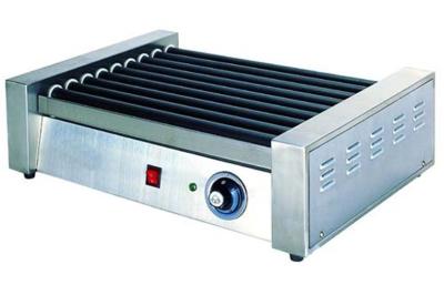 China Hotel Stainless Steel Commercial Hot-Dog Grill Machine 9-Roller For Fast Food for sale