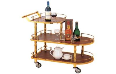 China Stainless Steel Liquor Trolley for Restaurant for sale