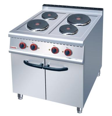 China JUSTA Electric 4-Plate Range Burner Cooking Range With Cabinet Western for sale