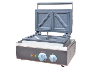 China Commercial Sandwich Waffle Maker / Sandwich Press Machine 220V 1550W for sale