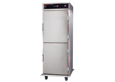 China 1.8KW Standing Food Warmer Cart Double Doors Holding Cabinet 50℃ - 99℃ for sale