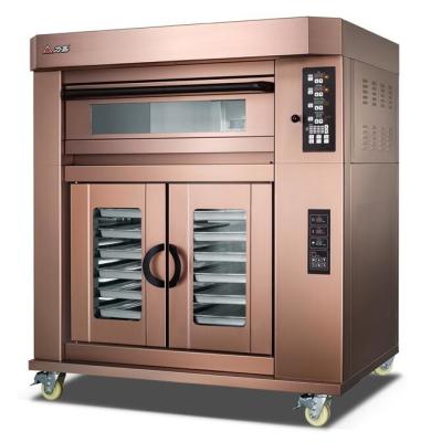 China 3 Deck Electric Baking Ovens For Bread / Independent Temperature Control Evenly Luxuly Bakery Oven Machine for sale