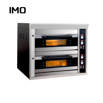 China Electric Baking Ovens 2 Deck 4 Tray Pizza Oven Bake slabs for sale