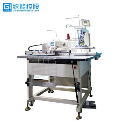 China Programmable Smart Garment Machines Earth Gi Folded Fully Automatic Pouch Facing Smart Garment MachineOverall Sewing Solutions for sale